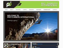 Tablet Screenshot of clinics.proclimbers.com